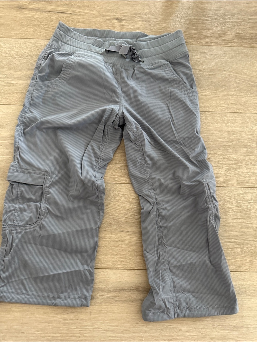 lululemon athletica Light Gray Ribbed Waistband Pants